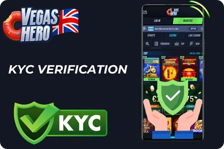 VegasHero Casino Login identity verification documents